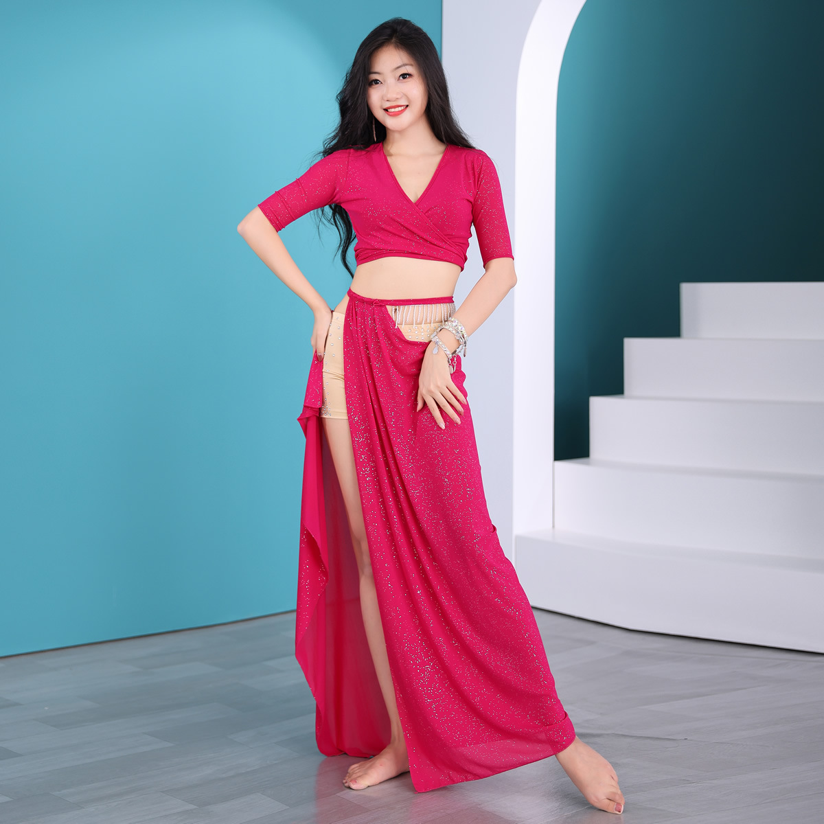 belly dance casual style oriental dance long skirt costumes S M L 2723112